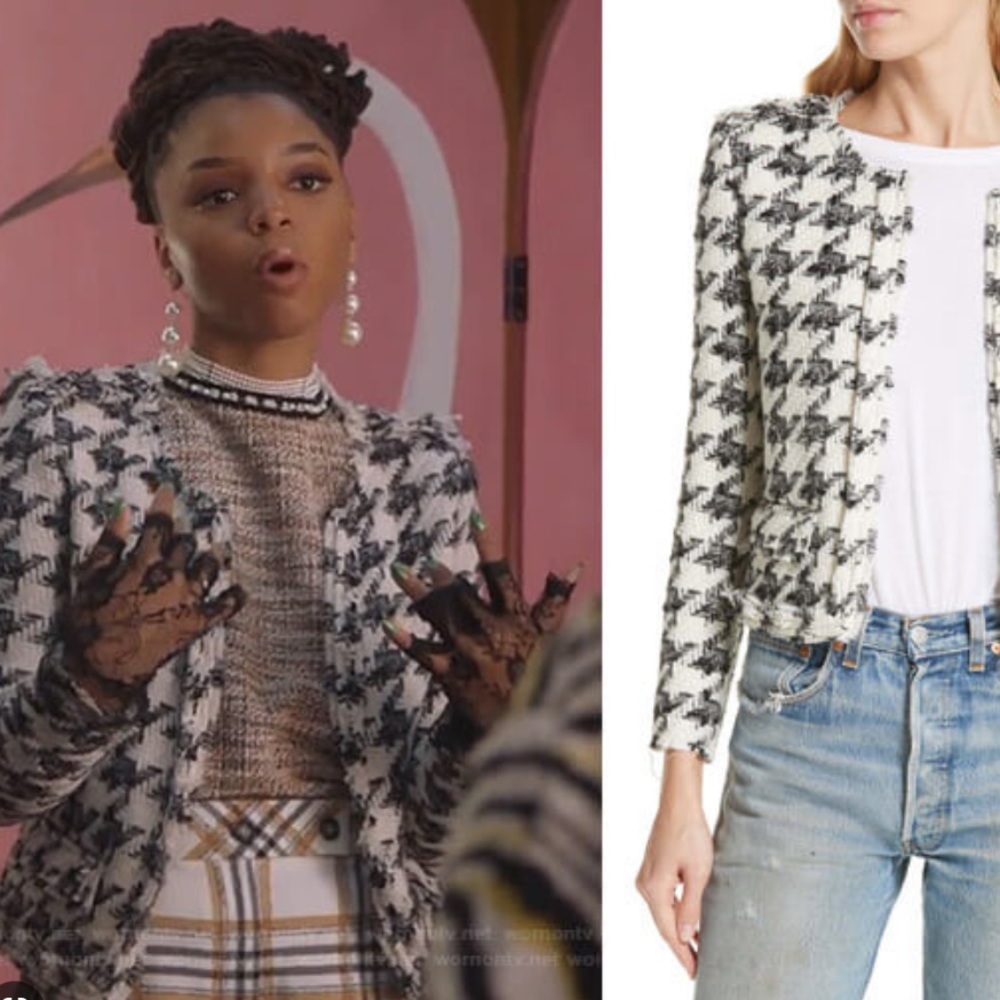 Iro Houndstooth Hope Jacket